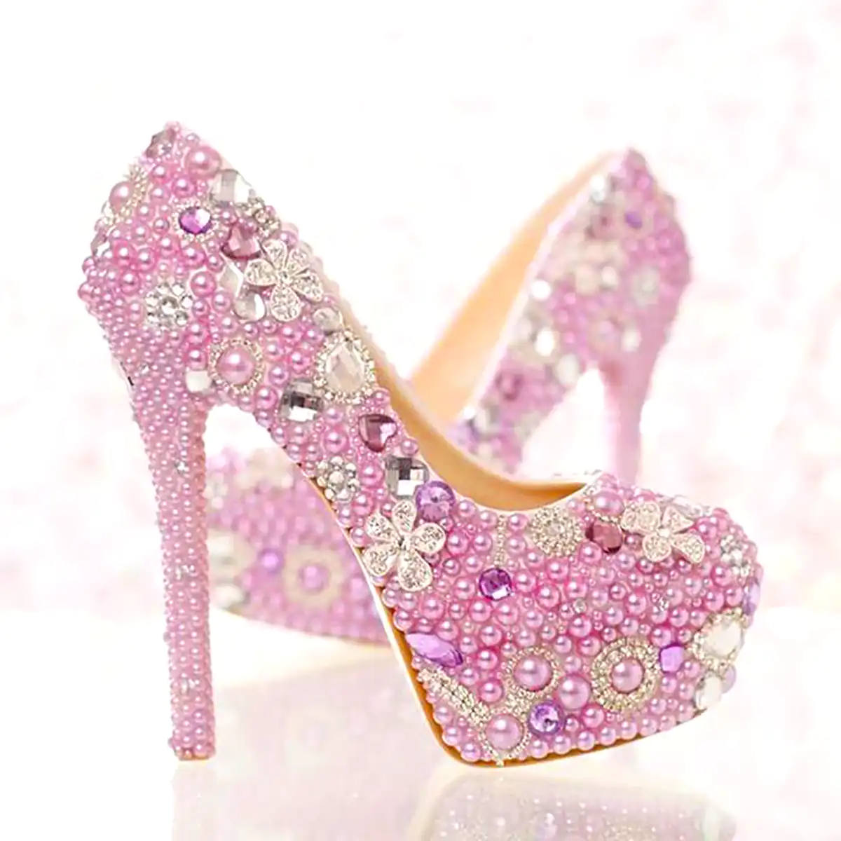 کفش عروسکی صورتی