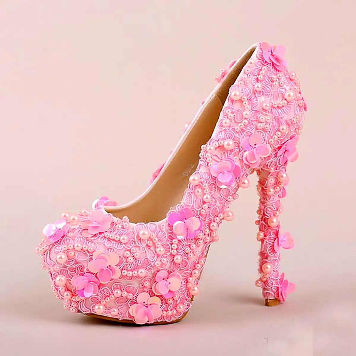 کفش عروسکی صورتی