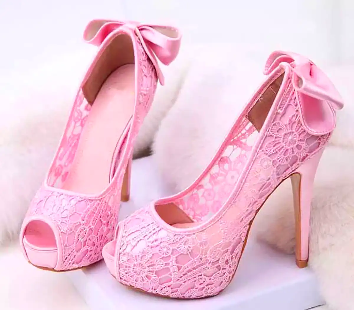 کفش عروسکی صورتی