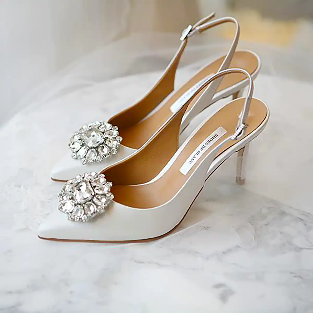 کفش مجلسی سفید شیک