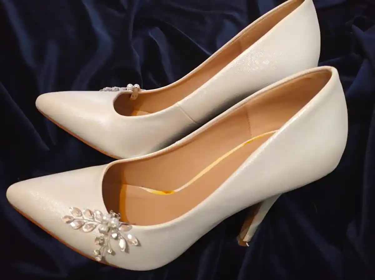 کفش مجلسی سفید شیک