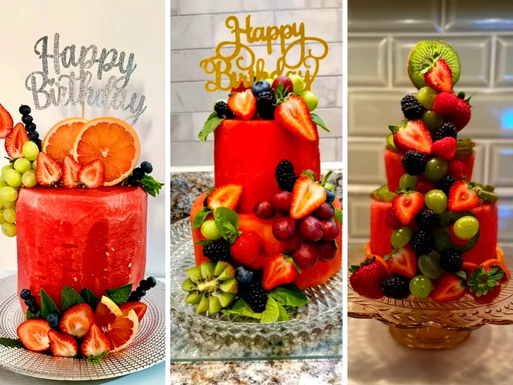 کیک هندوانه ای خوشمزه