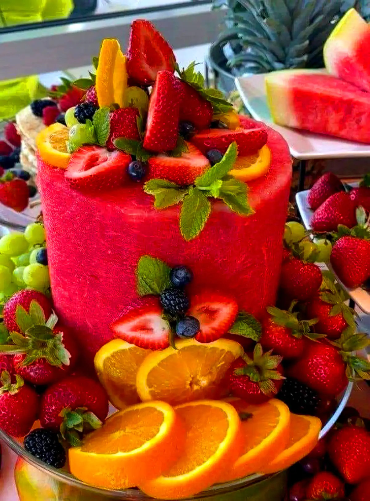کیک هندوانه ای خوشمزه
