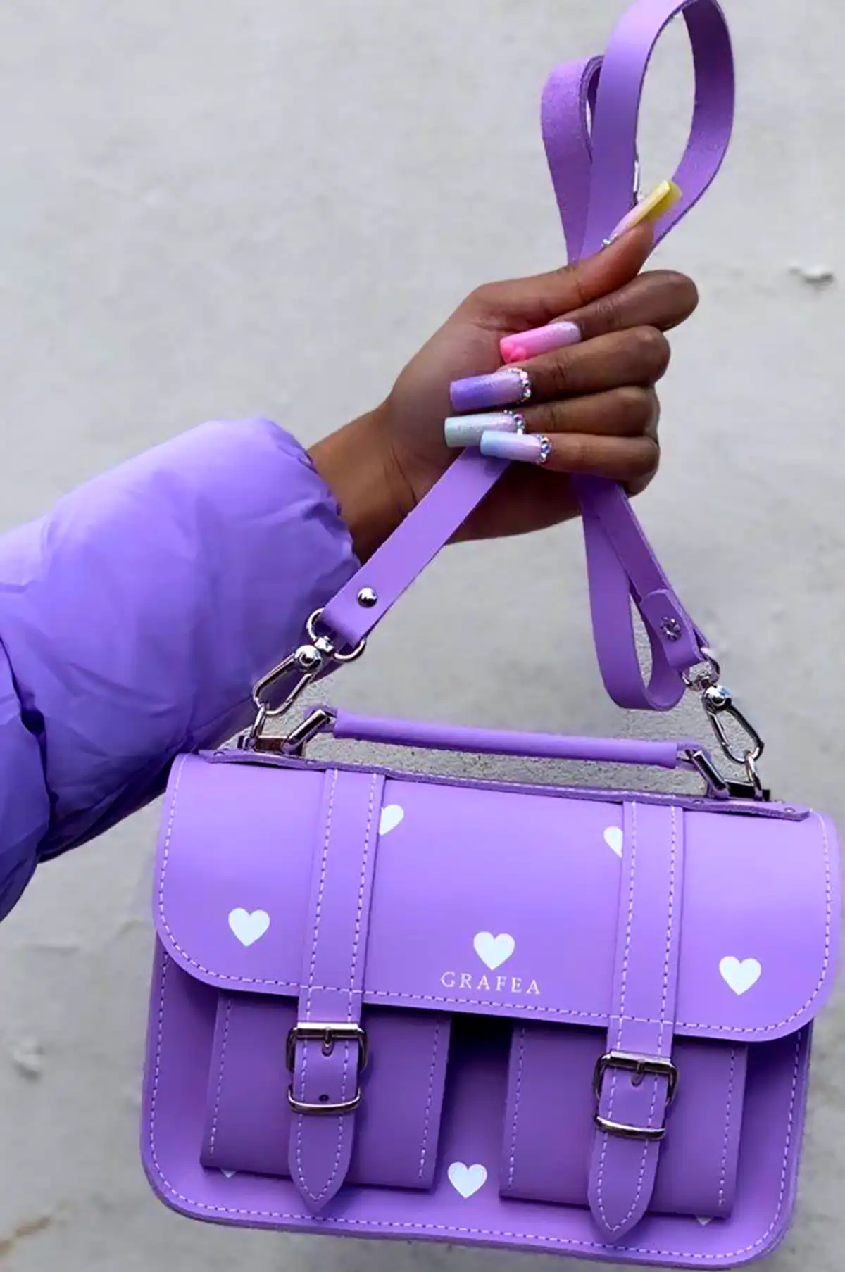 کیف دستی شیک و خاص بنفش