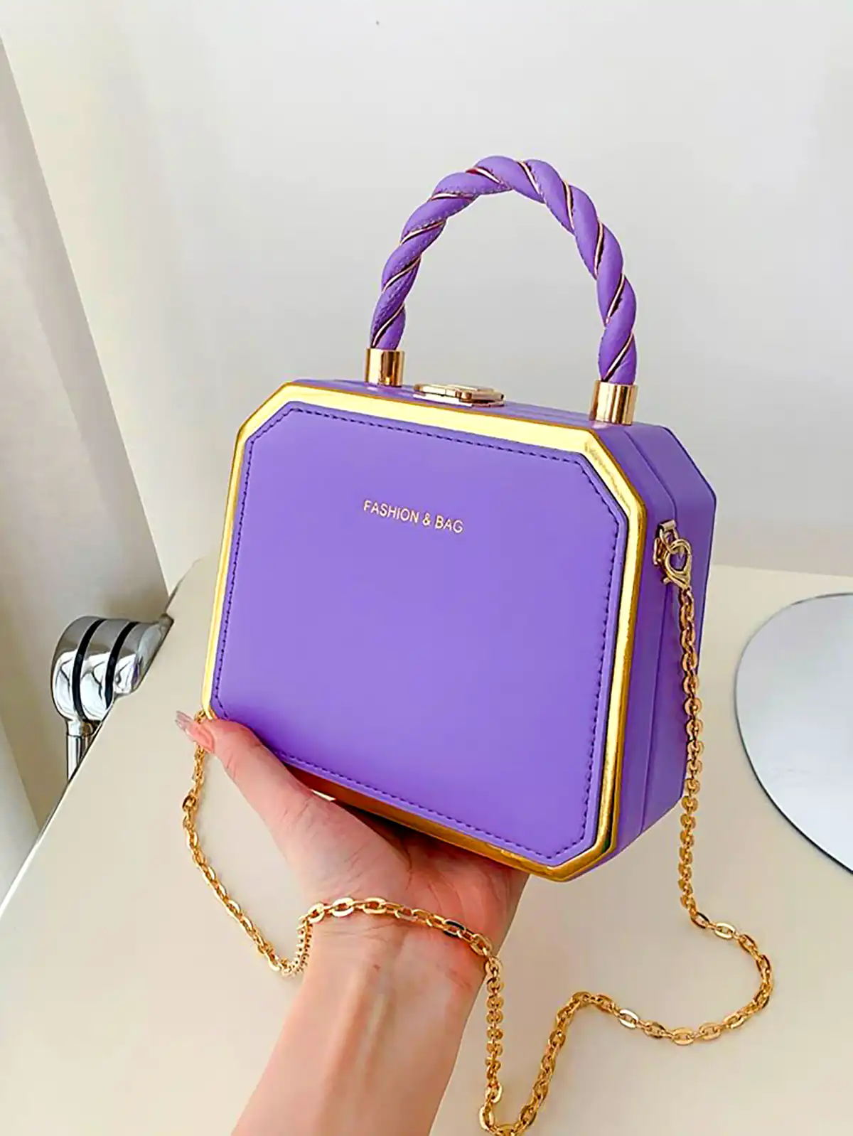 کیف دستی شیک و خاص بنفش