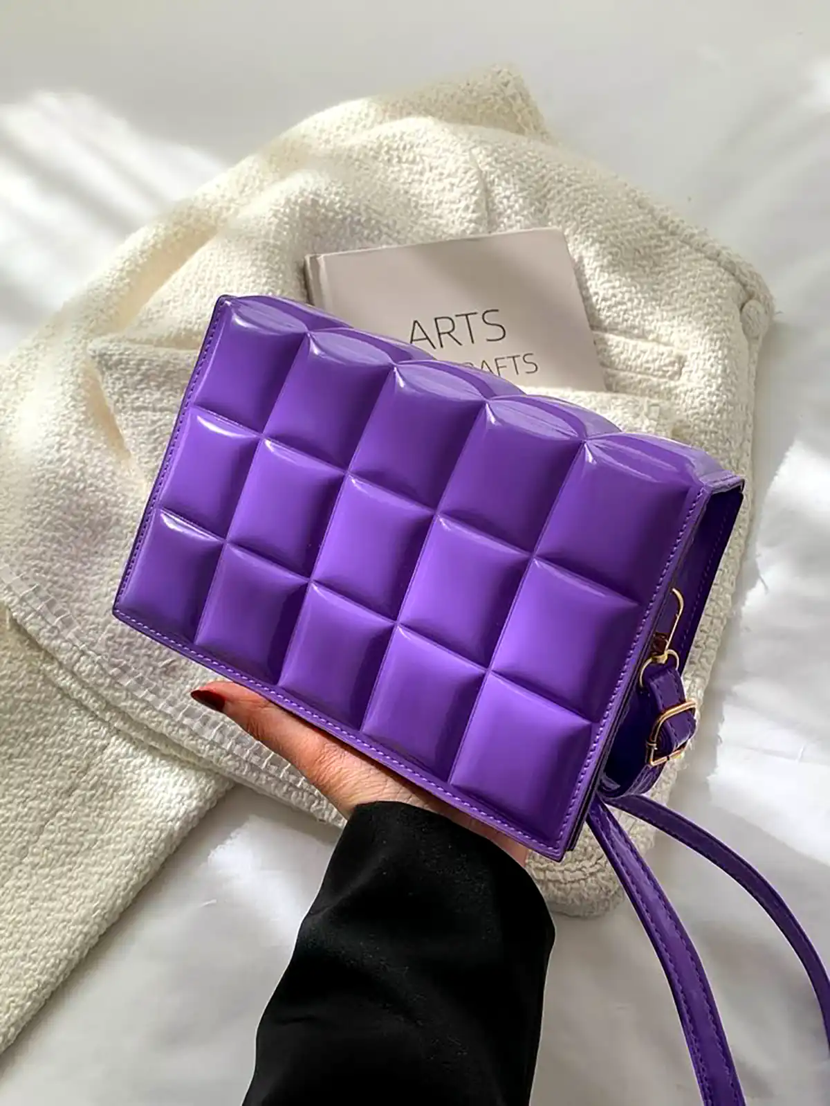 کیف دستی شیک و خاص بنفش