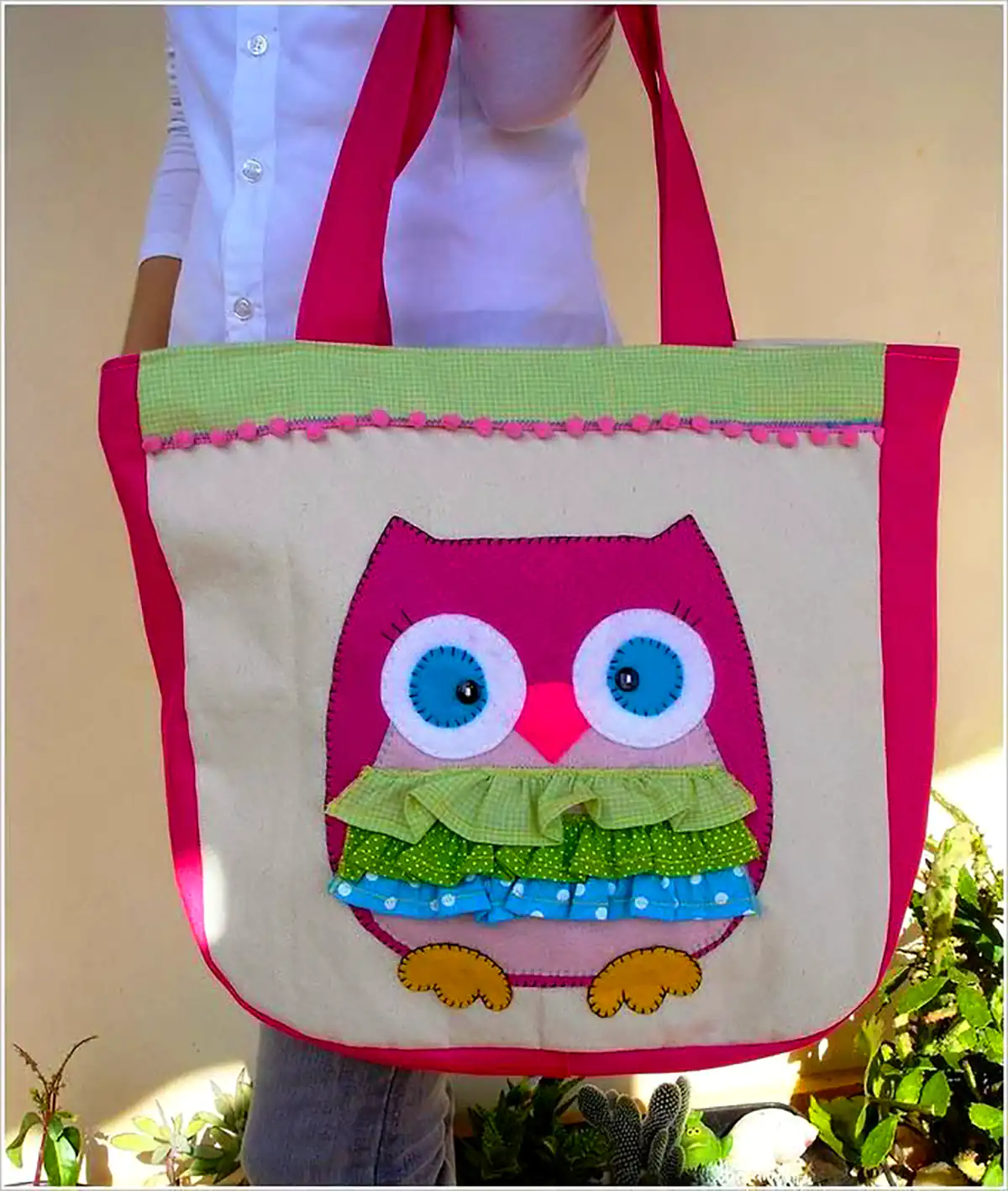 کیف پارچه ای جغد کیوت