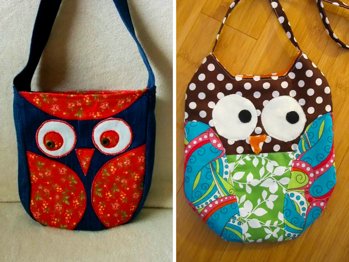 کیف پارچه ای جغد کیوت