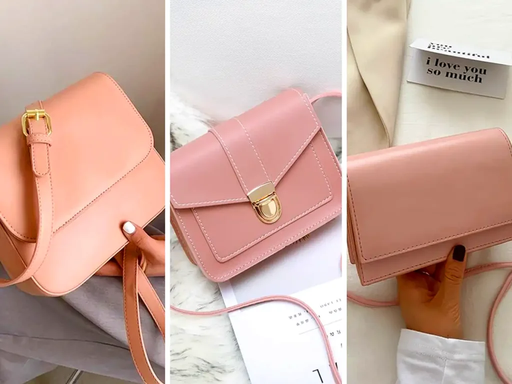 کیف ورنی صورتی