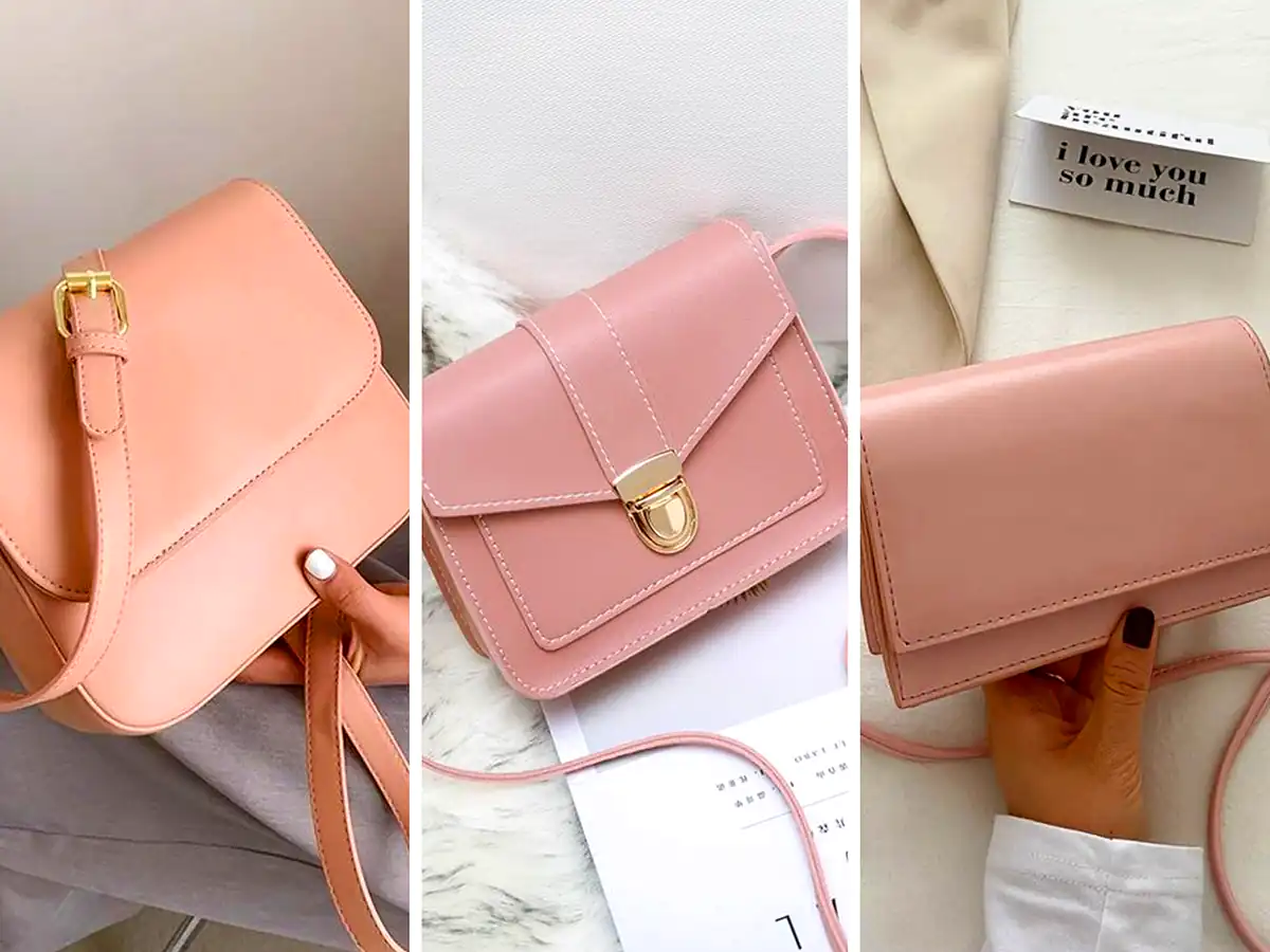 کیف ورنی صورتی