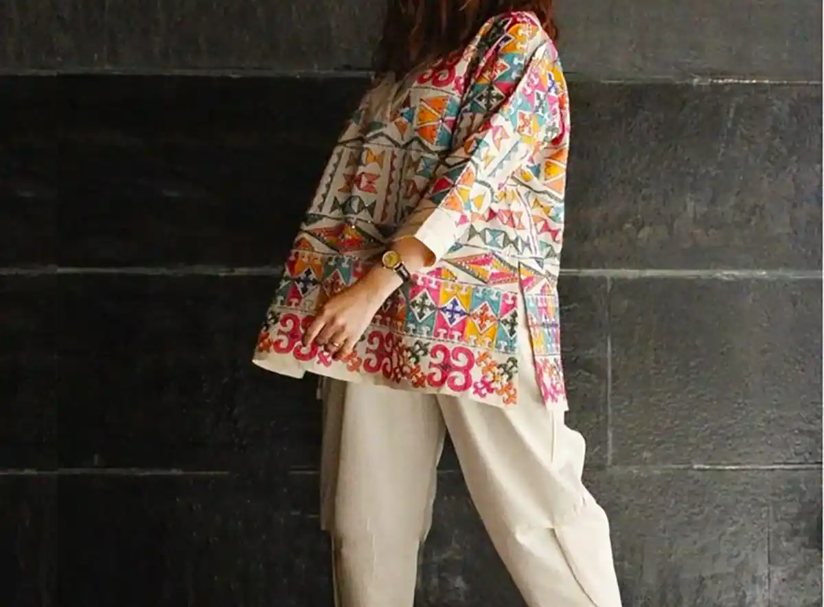 کت کوتاه کار شده شیک