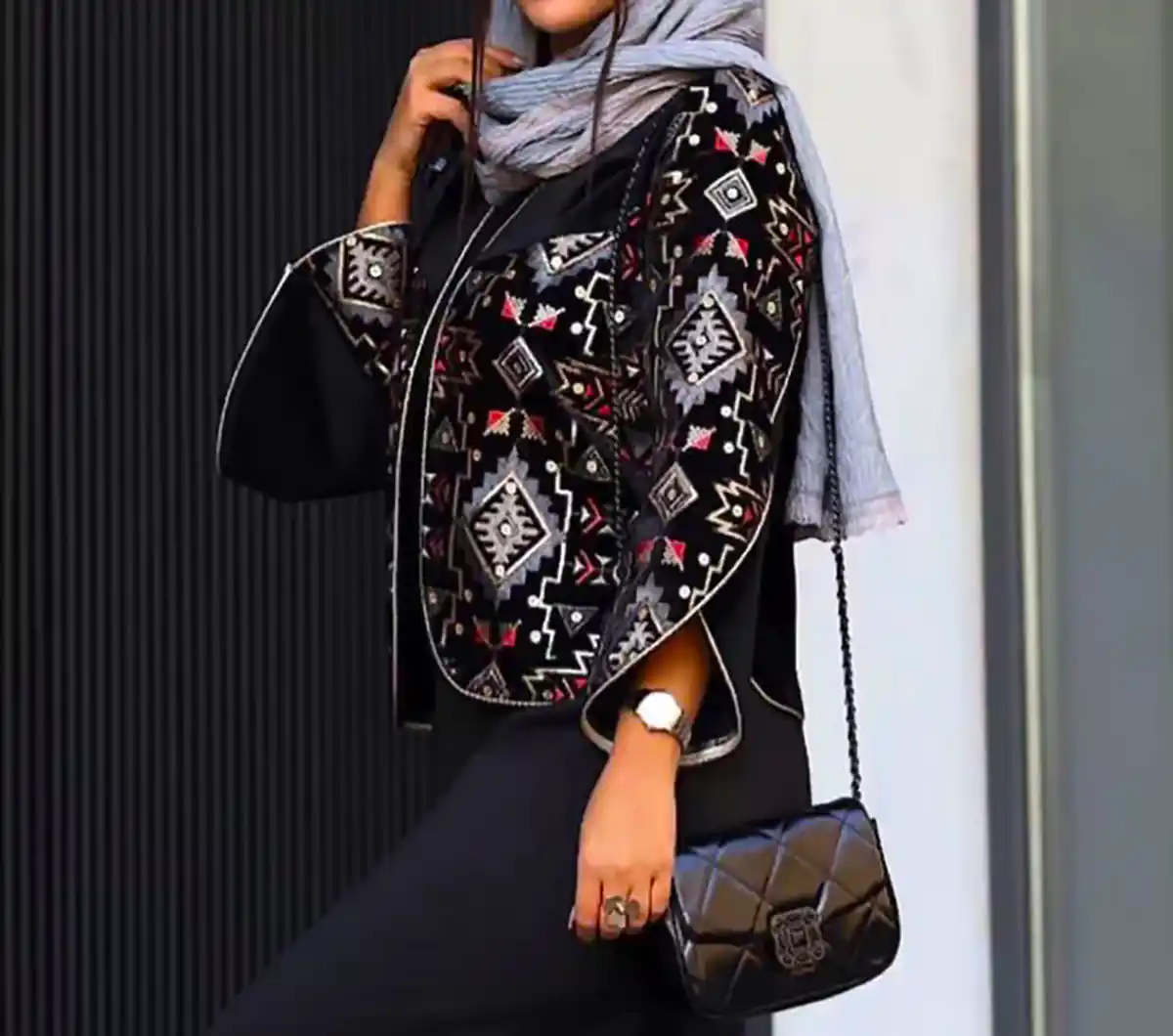 کت منجوق دوزی شده زیبا