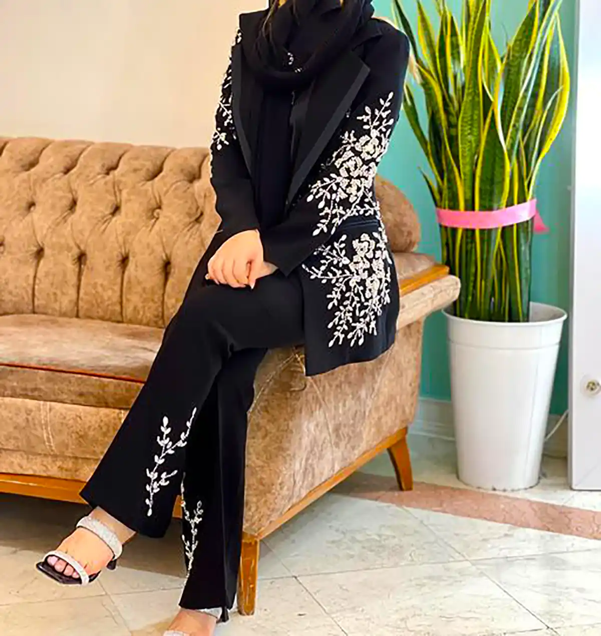 کت منجوق دوزی شده زیبا