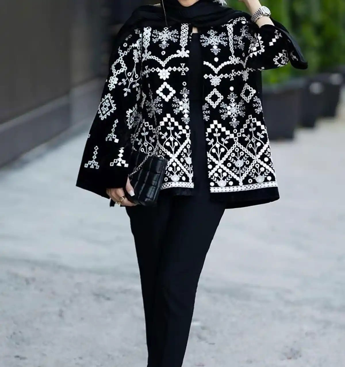 کت منجوق دوزی شده زیبا