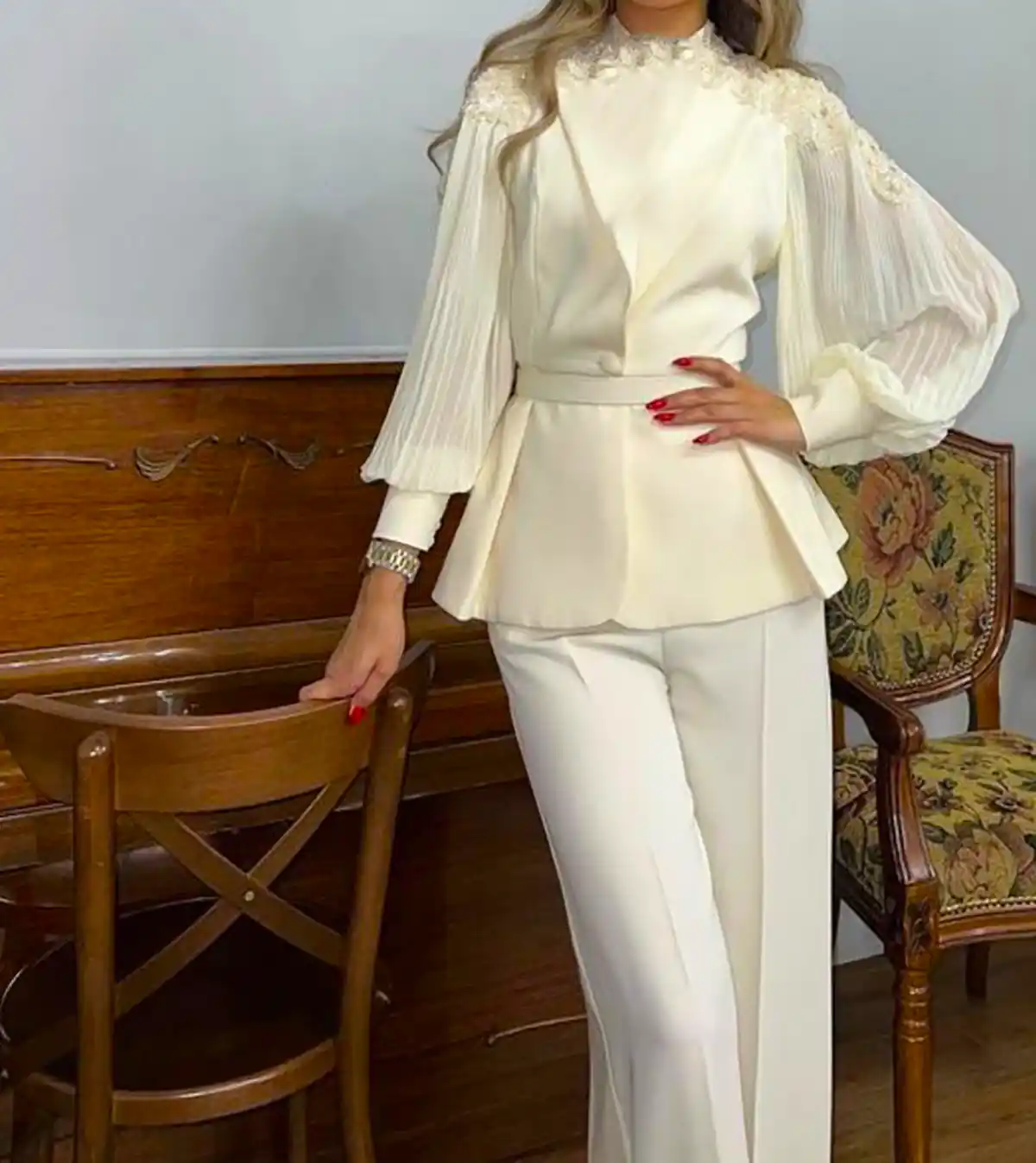 کت منجوق دوزی شده زیبا