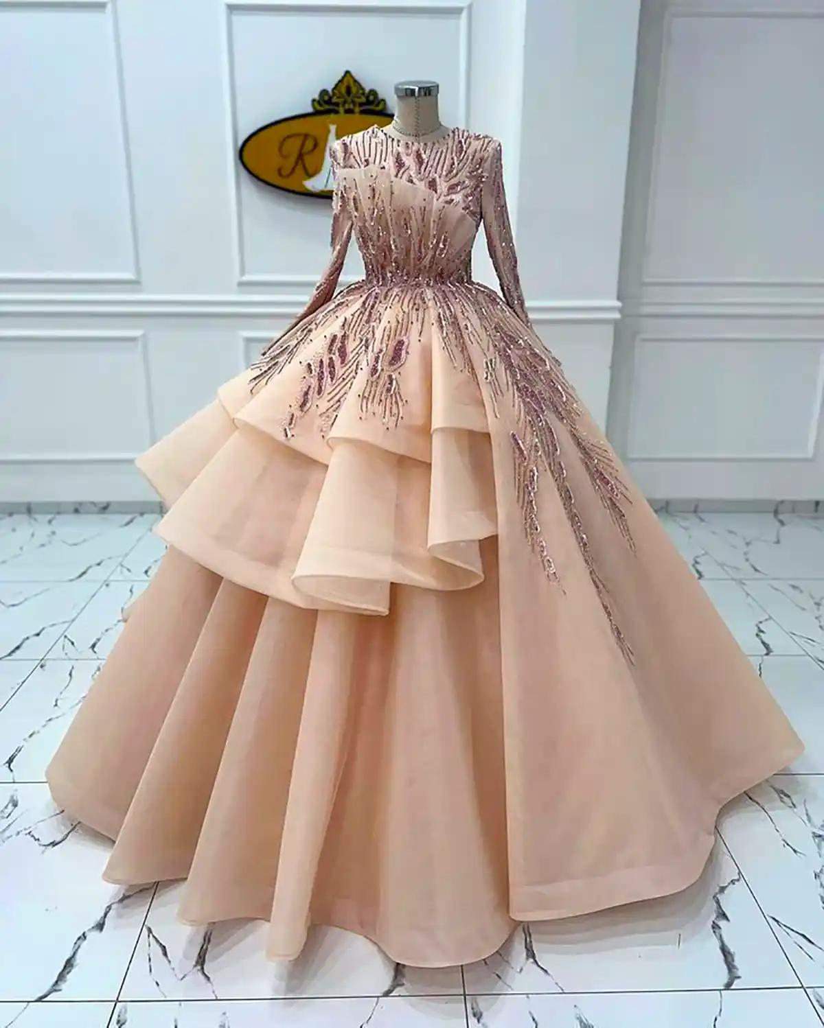 لباس مجلسی مزونی شیک