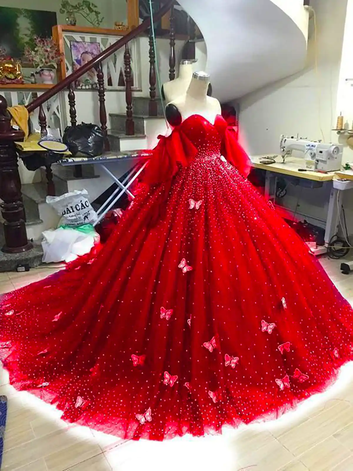 لباس مجلسی پف دار شیک