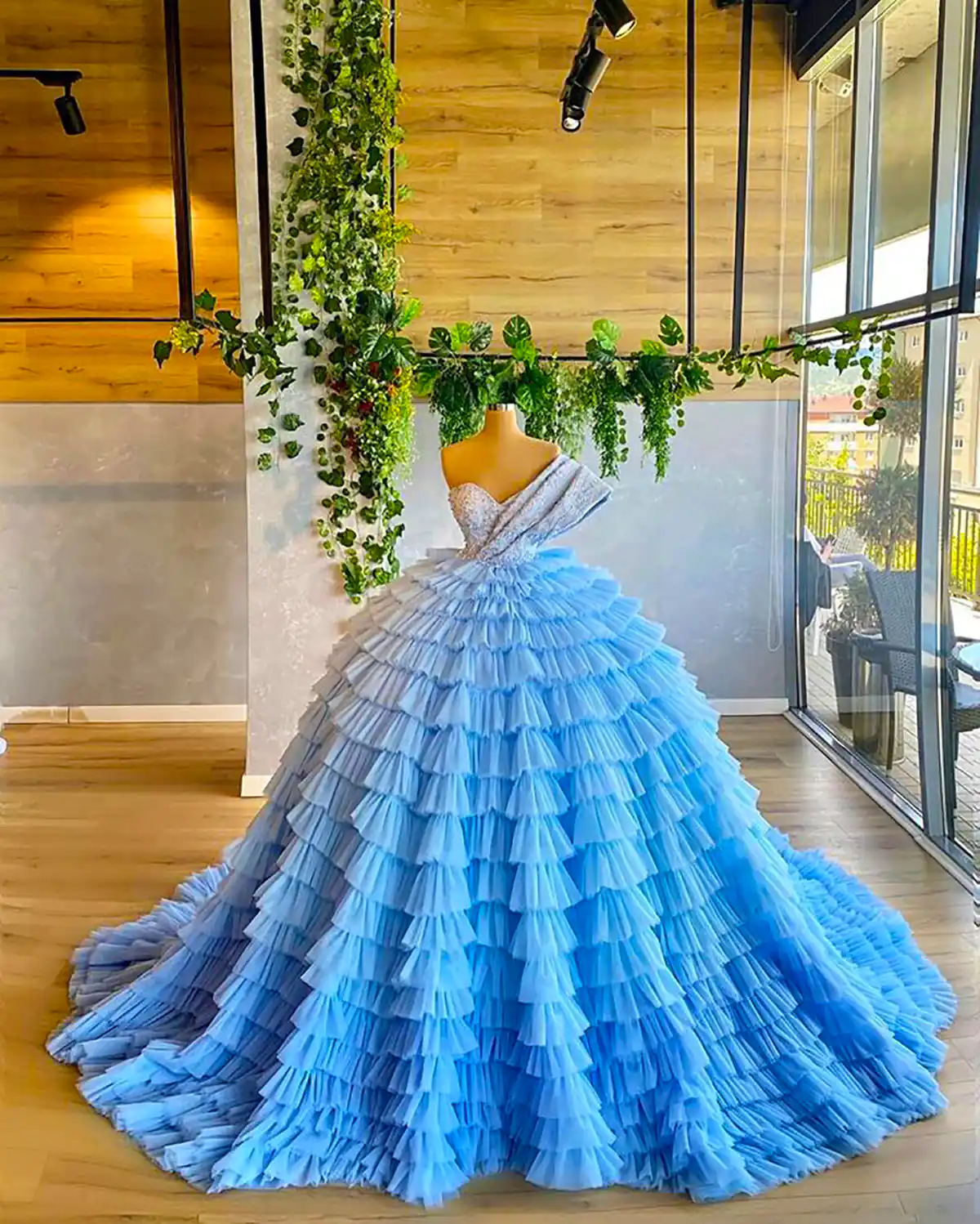 لباس مجلسی پف دار شیک