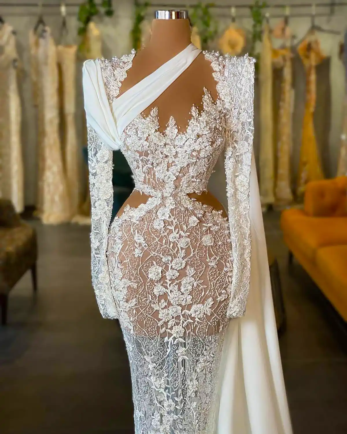 لباس مجلسی سفید شیک