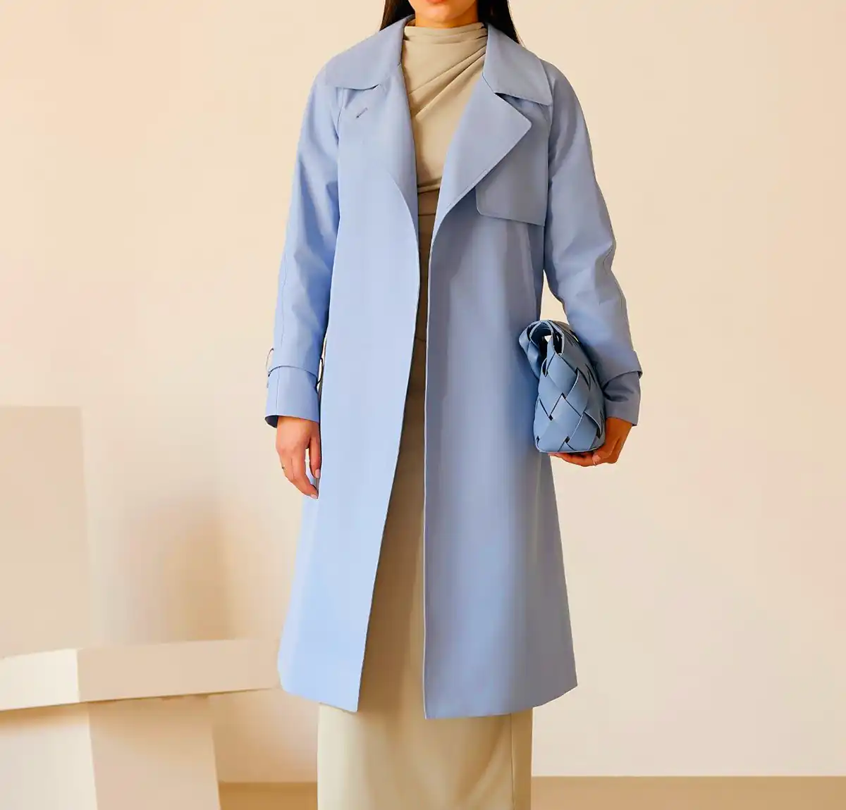 مانتو آبی رنگ برای عید