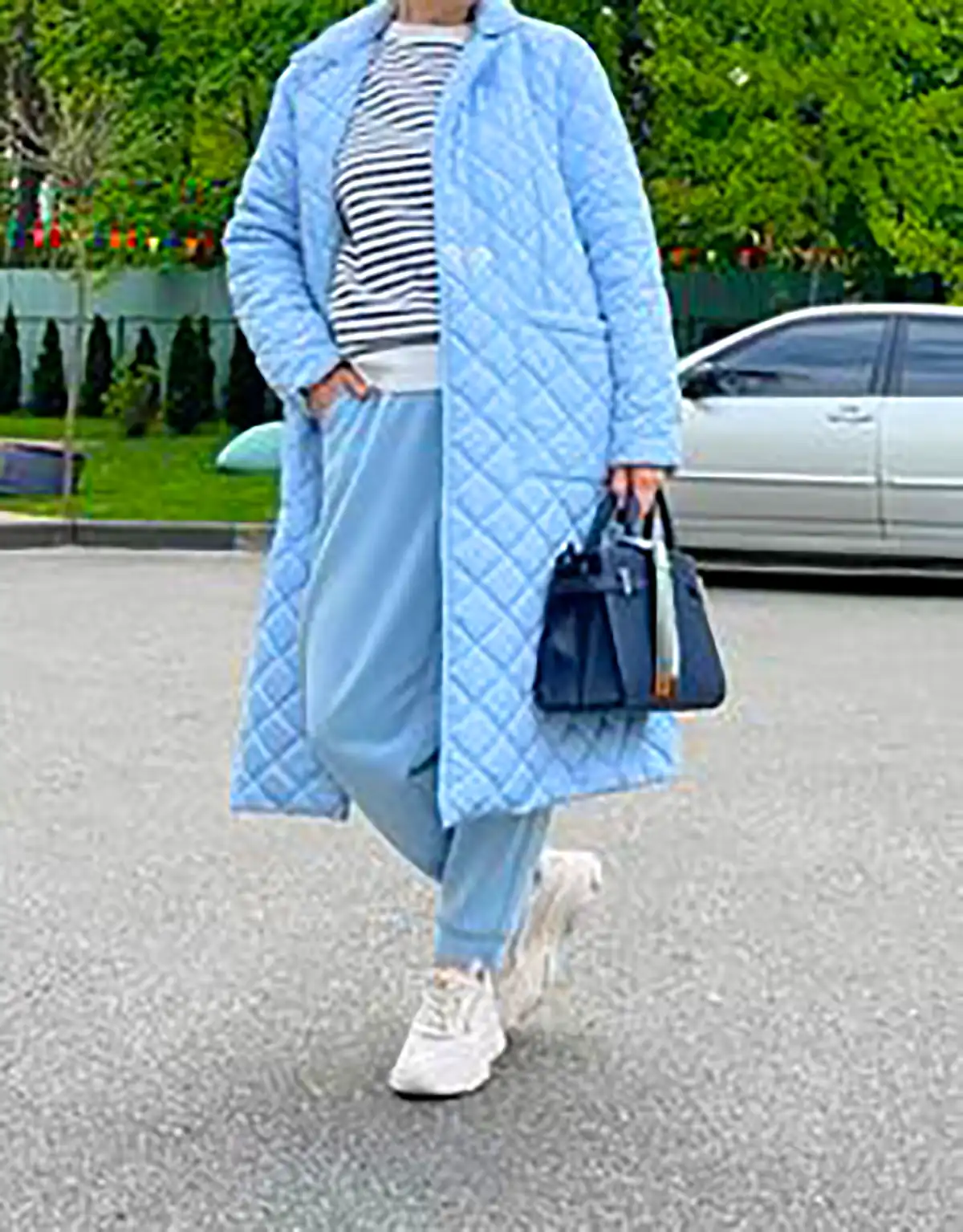 مانتو آبی رنگ برای عید