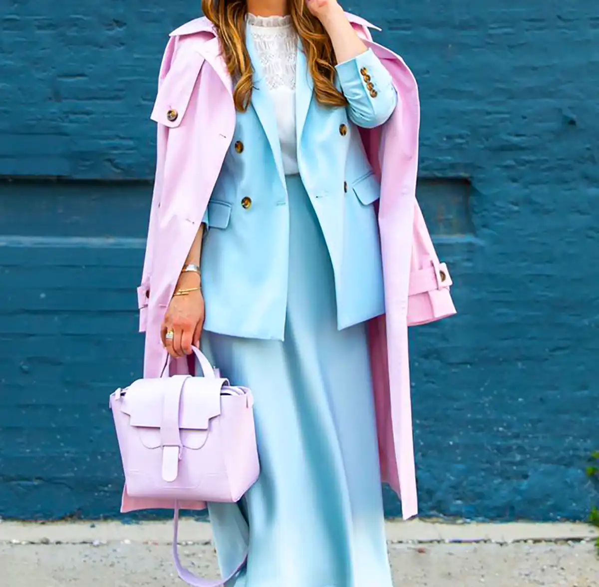 مانتو آبی رنگ برای عید