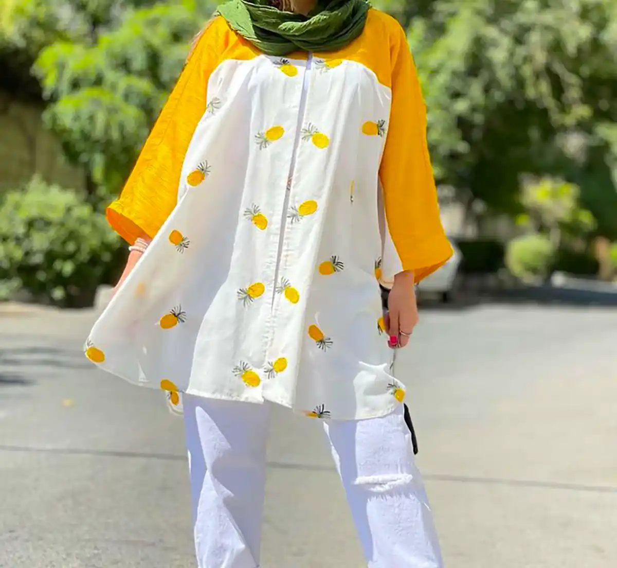 مانتو عروسکی رنگی شیک