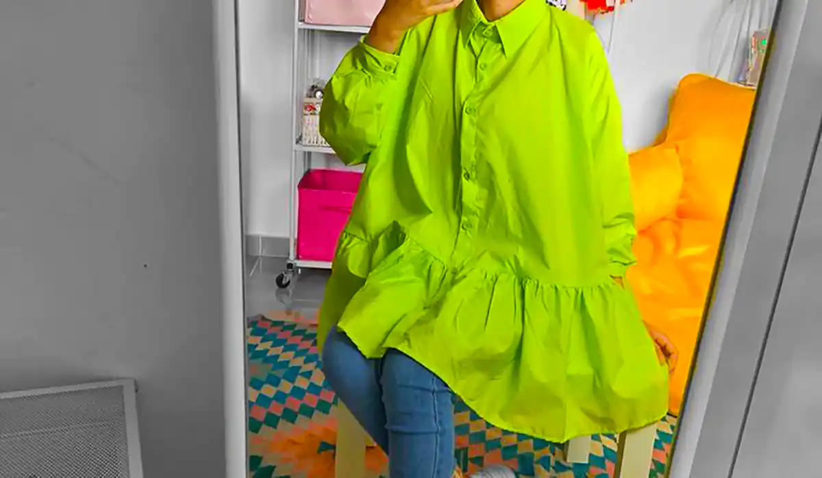 مانتو عروسکی رنگی شیک