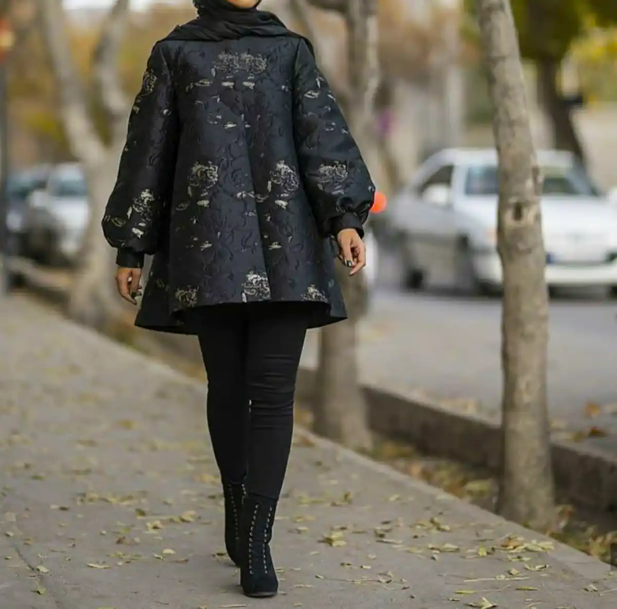 مانتو آستین پفی ترند