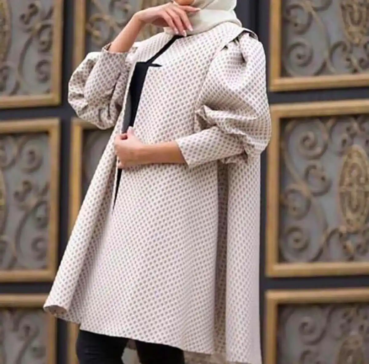 مانتو آستین پفی ترند