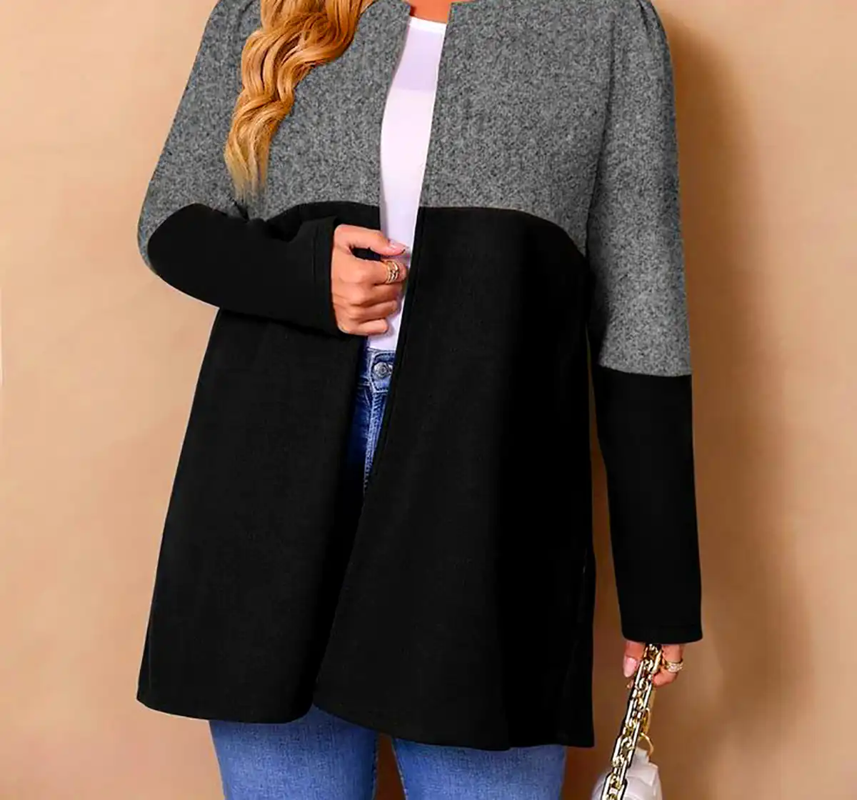 مانتو بافتنی شیک