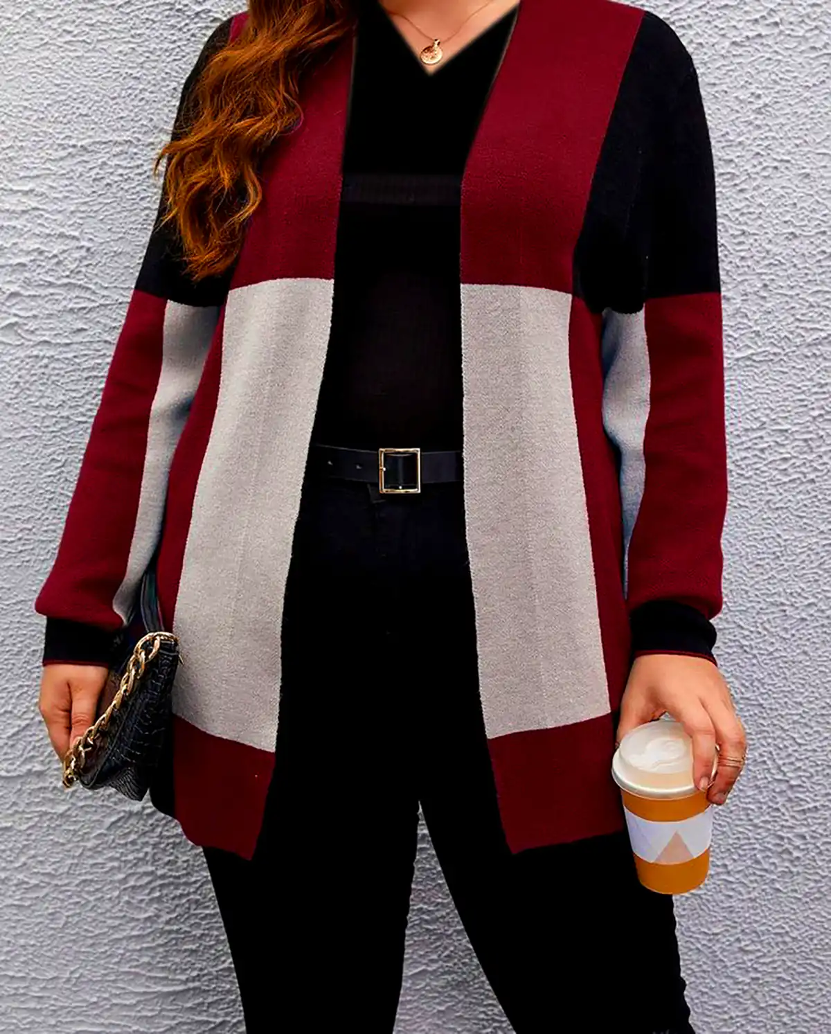 مانتو بافتنی شیک