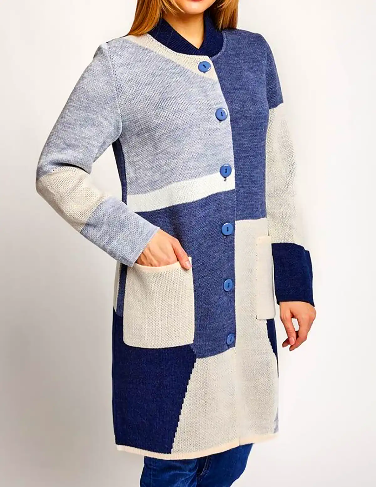 مانتو بافتنی شیک