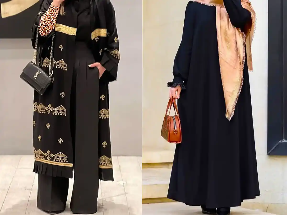 مانتو بلند مشکی شیک