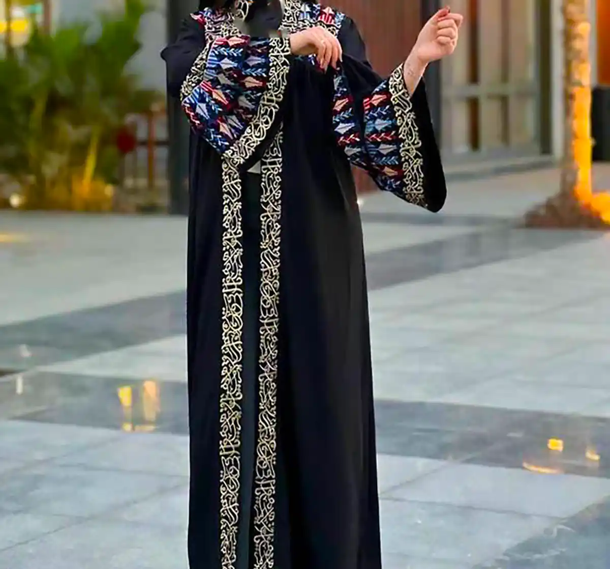 مانتو بلند مشکی شیک