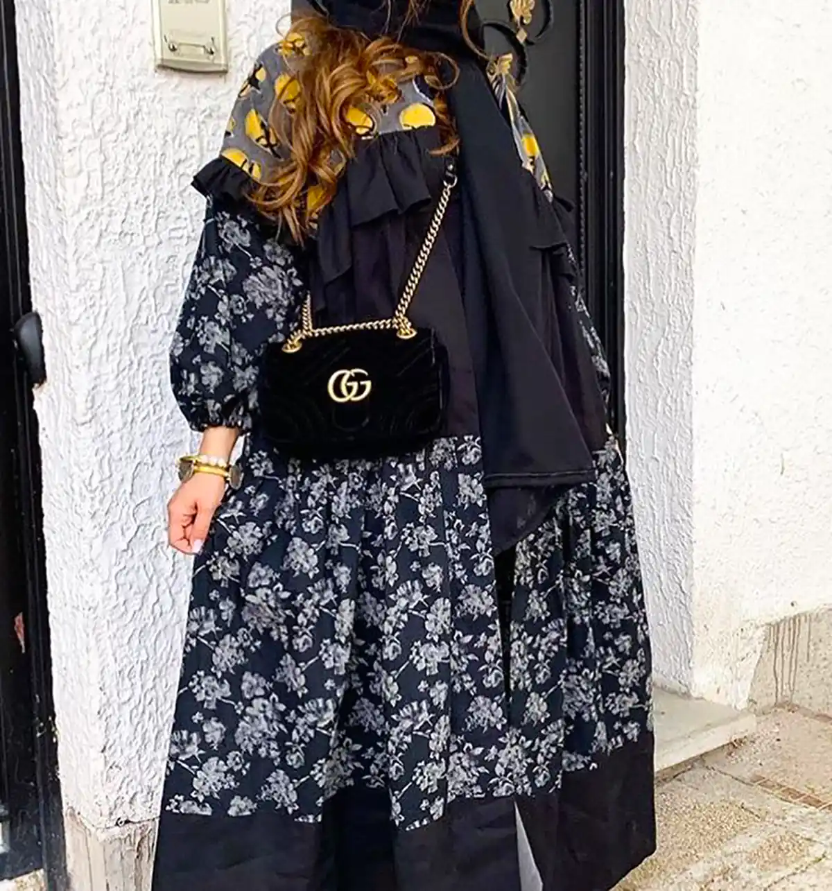 مانتو بلند مشکی شیک