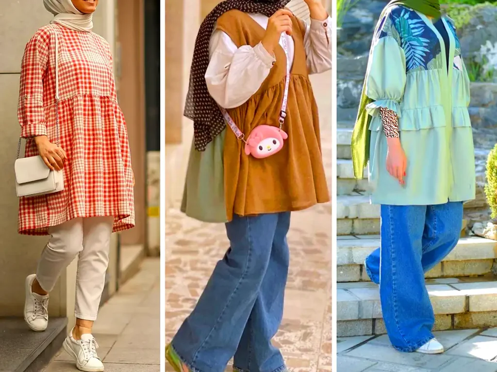 مانتو چین چینی جلو بسته