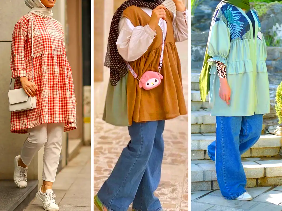 مانتو چین چینی جلو بسته