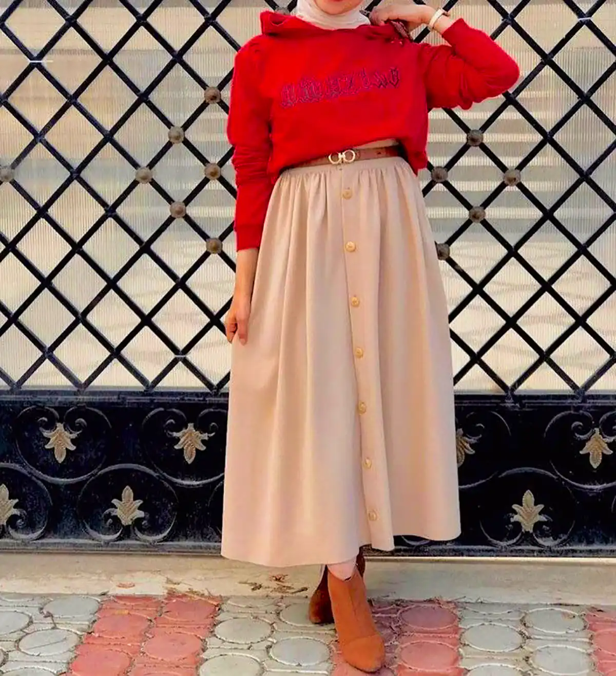 مانتو دامن شیک و رنگارنگ