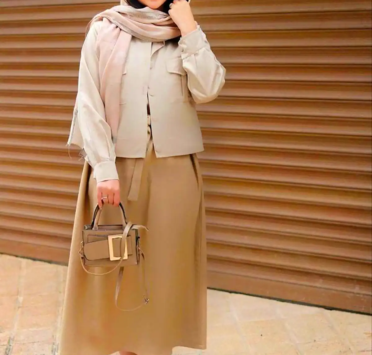 مانتو دامن شیک و رنگارنگ