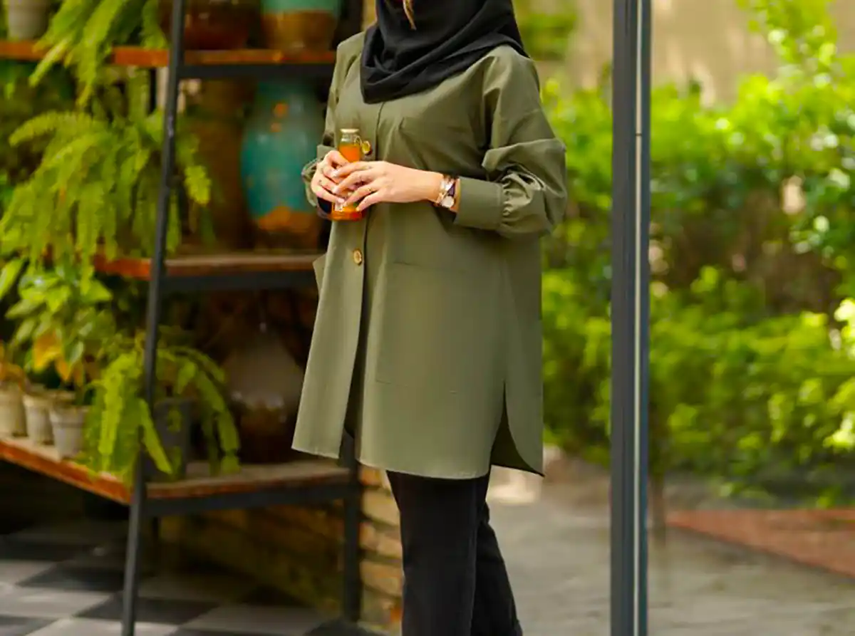 مانتو دانشجویی شیک