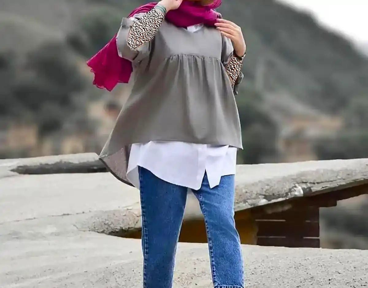 مانتو جلو بسته اسپرت بهاری