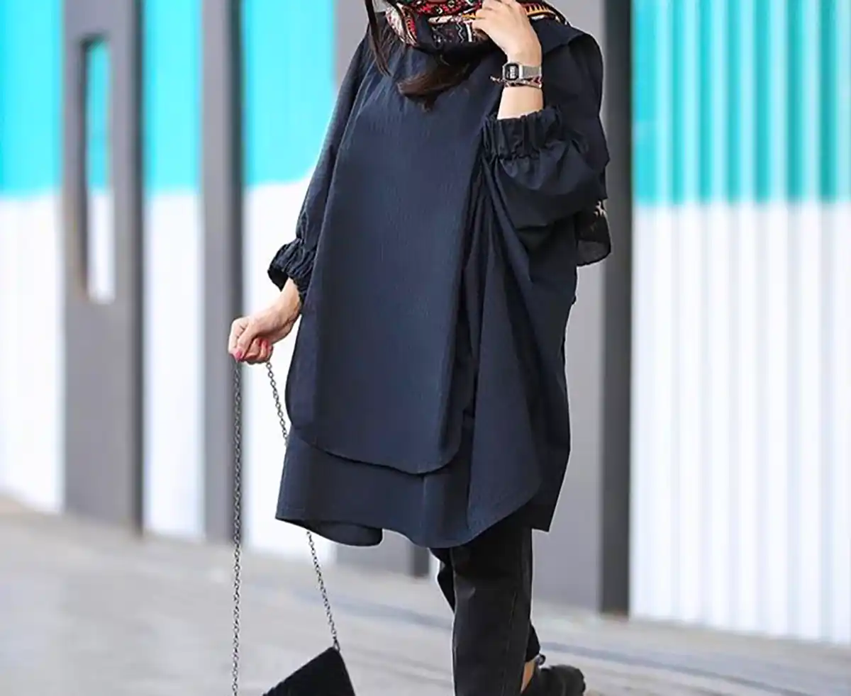 مانتو جلو بسته اسپرت بهاری