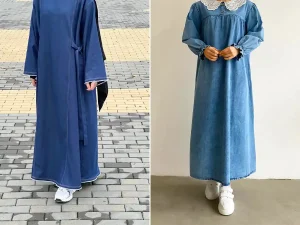 مانتو جین شیک زیبا