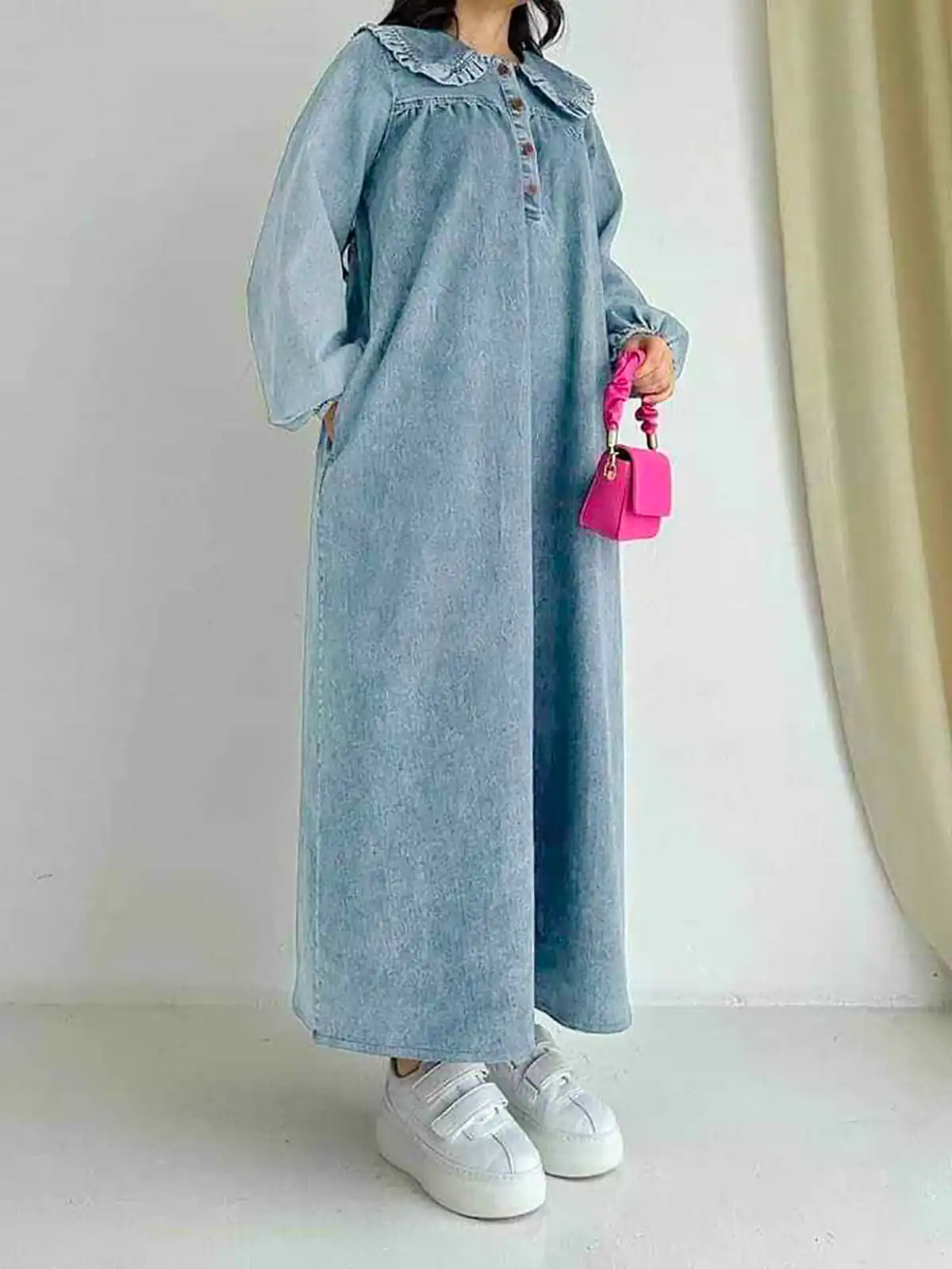 مانتو جین شیک زیبا