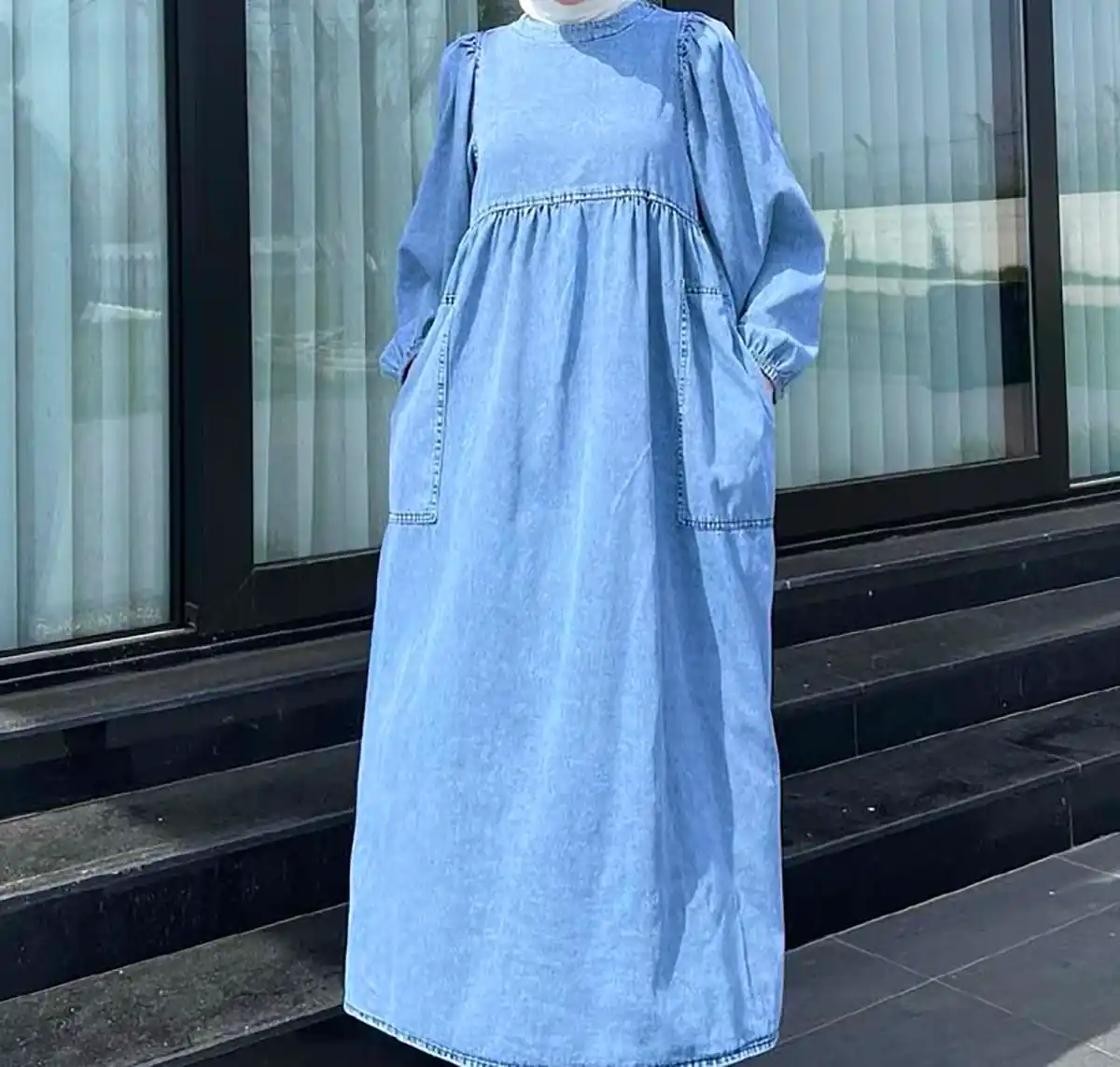 مانتو جین شیک زیبا