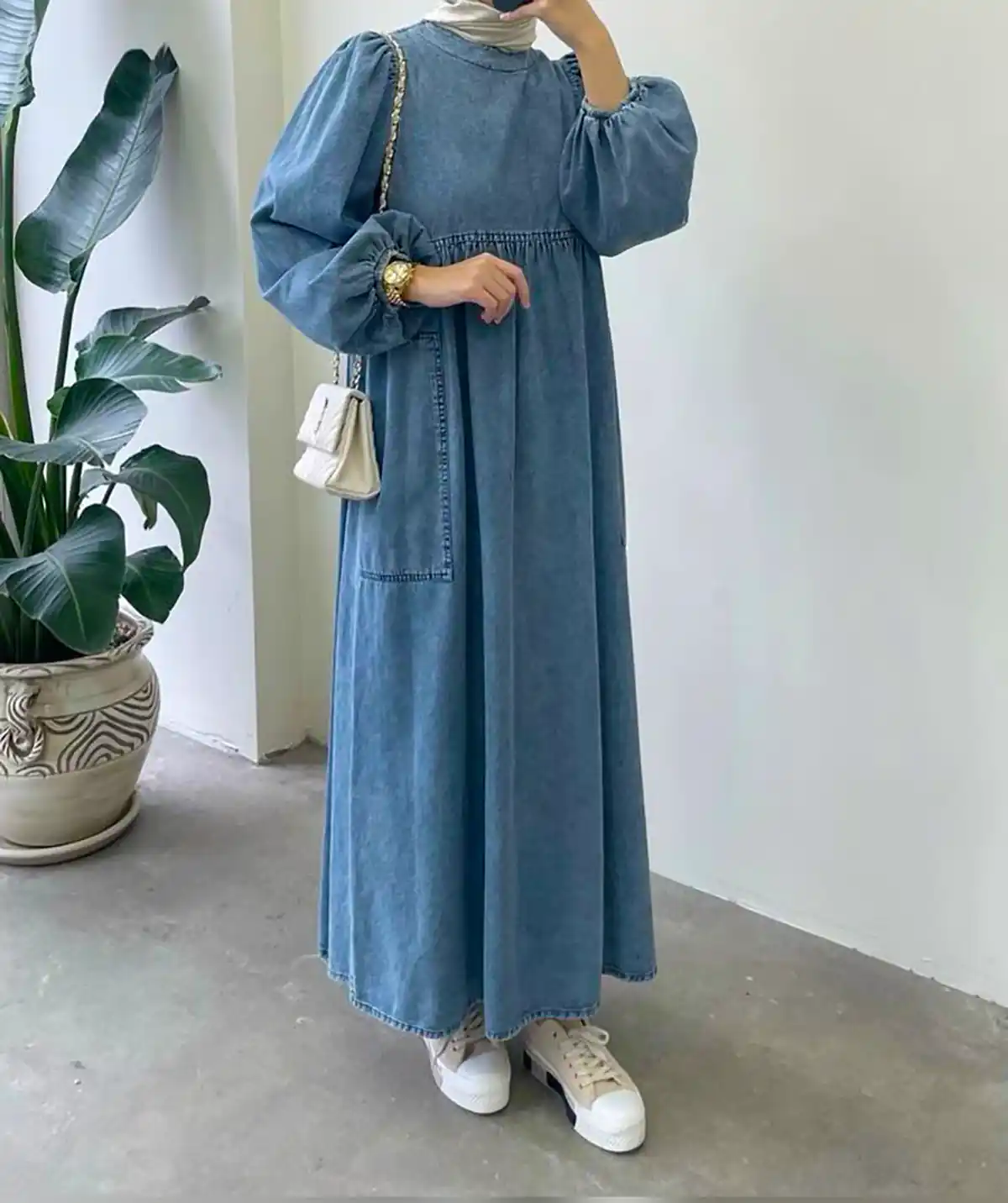 مانتو جین شیک زیبا