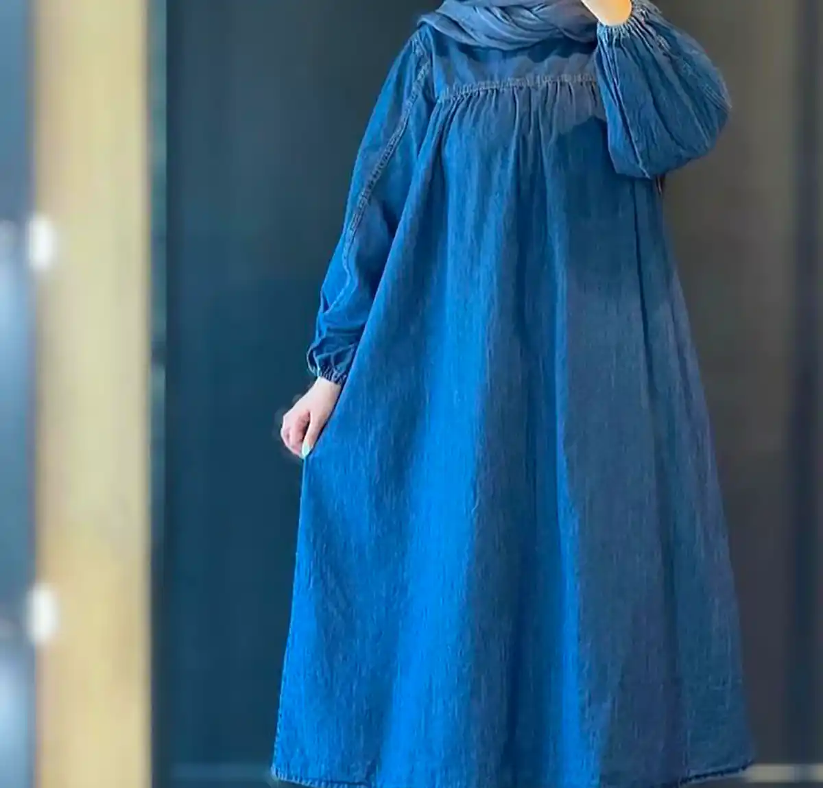 مانتو جین شیک زیبا