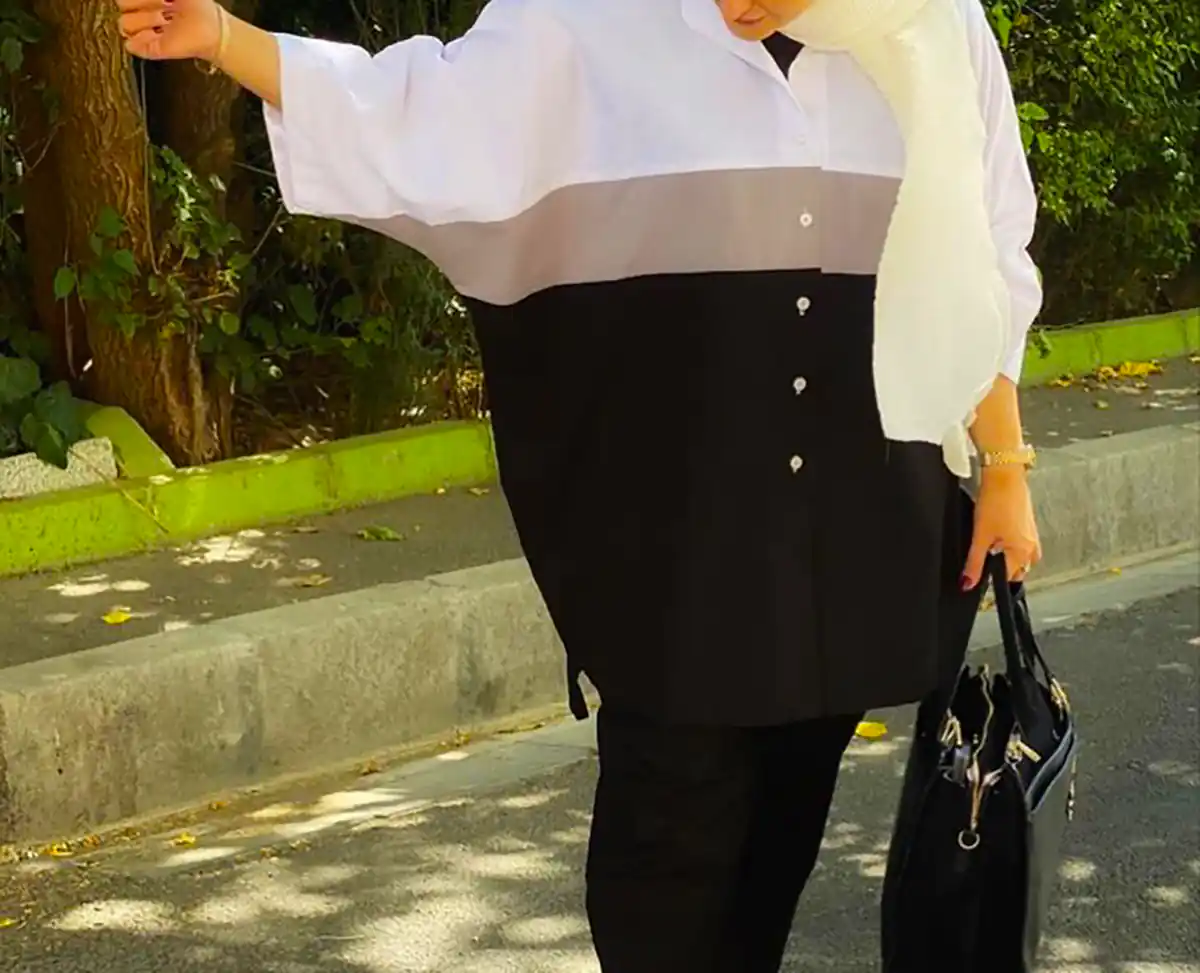 مانتو کوتاه روزمره ساده 