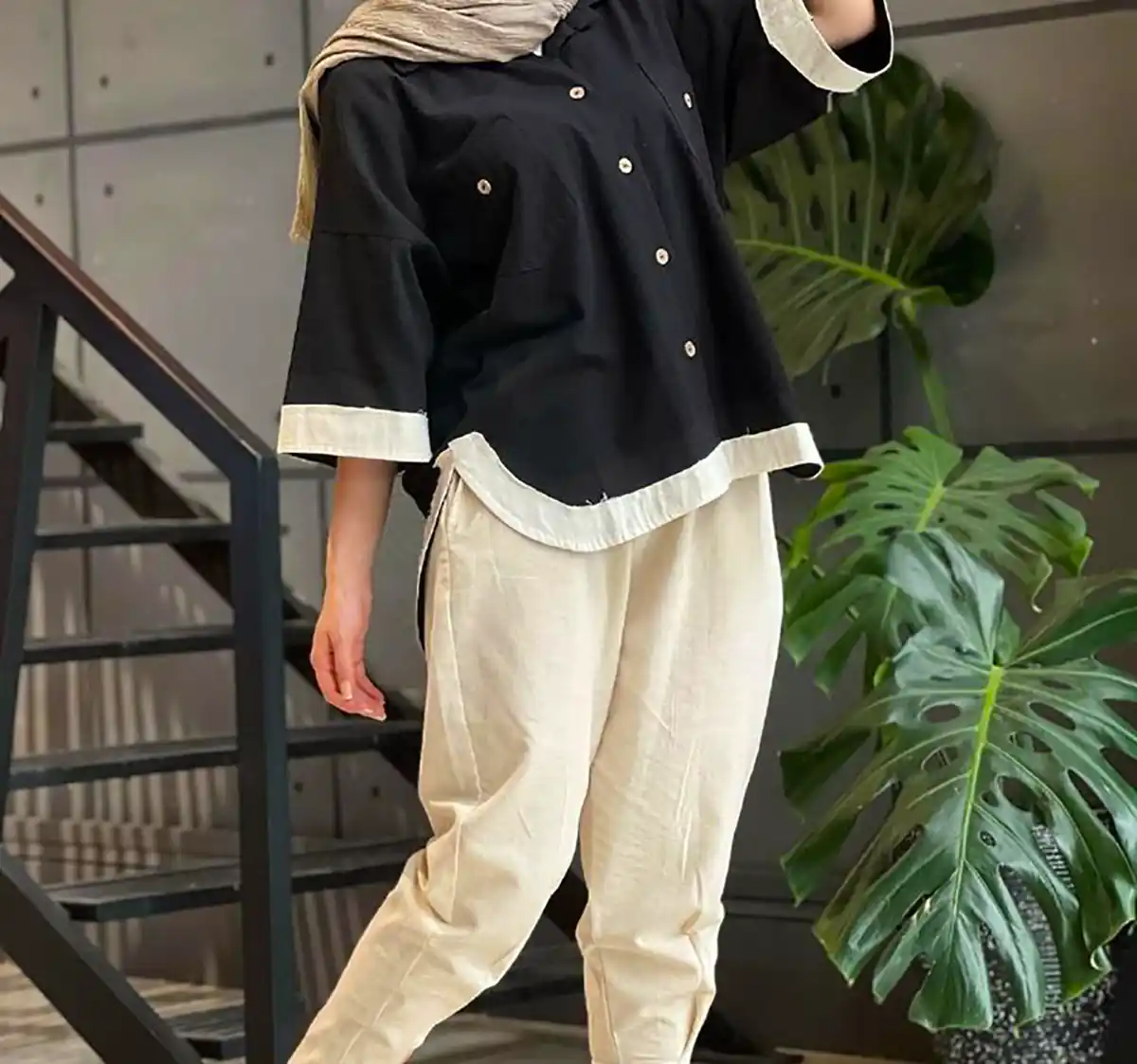 مانتو کوتاه روزمره ساده 